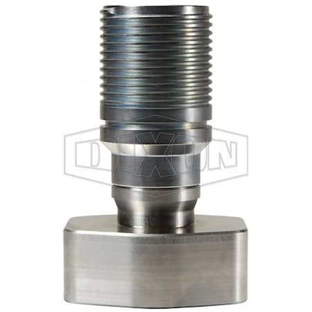 Dixon WS Series Quick Disconnect High Pressure Wingstyle Hydraulic Flange Pad Plug, 1-1/4 in Nominal, Stee WS10FP10